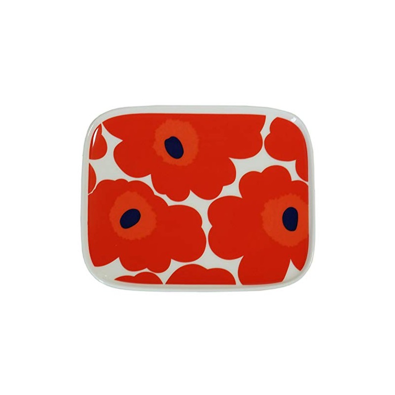 Marimekko 63436 001 Square Plate, 5.9 x 4.7 inches (15