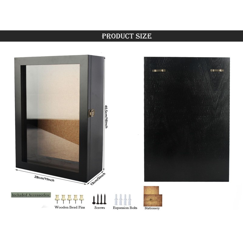 11x16 Extra Deep Shadow Box , Large Shadow Boxes Display