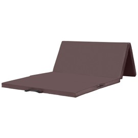 KaRaDaStyle Gymnastics Mat Folding Stretch Mats 71"x39"x2" Exercise Muscle Training Children Play Horizontal Bar Mat Yoga Sports Soundproof Home Use (Brown/4-fold)