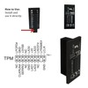 TPM 2.0 Module LPC Interface 20Pin Module Motherboard Compatible with