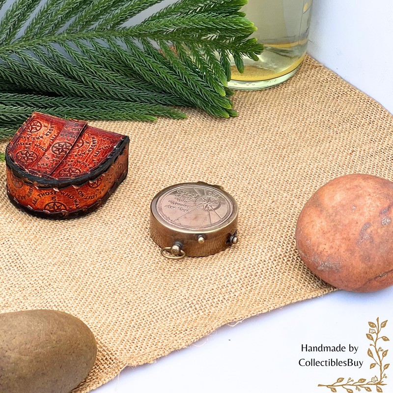 Antique Maritime NOT All Those Who Wander are Lost Copper