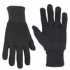 Custom Leathercraft PK2008 - Guantes de punto marrón, 100% algodón,