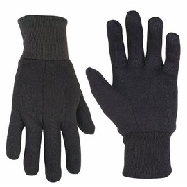 Custom Leathercraft PK2008 - Guantes de punto marrón, 100% algodón, talla única, paquete de 3