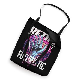 Retro-futuristic Elegance Retro Futurism Tote Bag