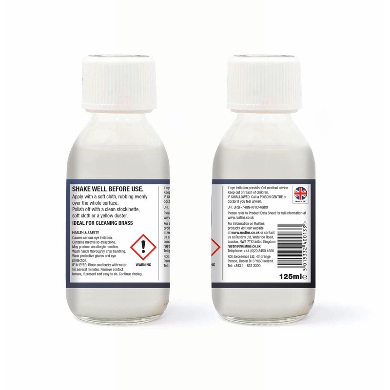 Rustins Metal Shine Cleans And Shines Most Metals 125ML