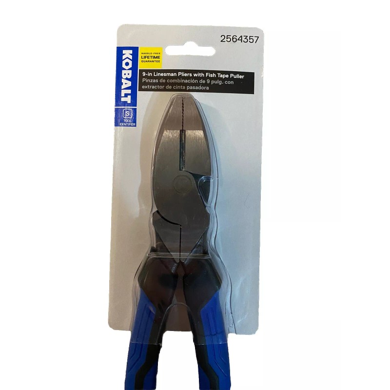 Kobalt 9-in Inch Linesman Pliers with Fish Tape Puller Heavy