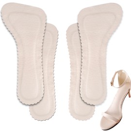 FLEXNOVA 2 Pairs of Women's Insoles for High Heels, Insoles High Shoes Women, Non-Slip Pads Shoes, High Heels Insoles, Non-Slip Insoles, Shoe Insoles for Heels