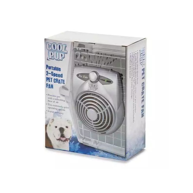 Cool Pup Dog Crate Cooling Fan Pet Cage Two Hours