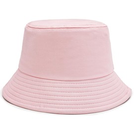 Malaxlx Pink Bucket Hat Beach Sun Hat for Women Men Teens Outdoor Travel Summer Trendy Fishing Hat