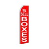 K's Novelties We Sell Boxes Red/White Swooper Super Feather Advertising