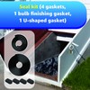 Compatible with Bilco Basement Door Weatherstrip Kit (1 x U