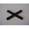 Lionel 154-35 Black Plastic Railroad Crossing Sign