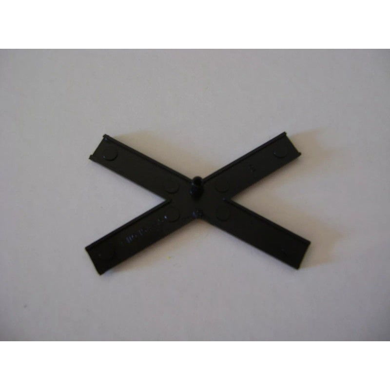 Lionel 154-35 Black Plastic Railroad Crossing Sign