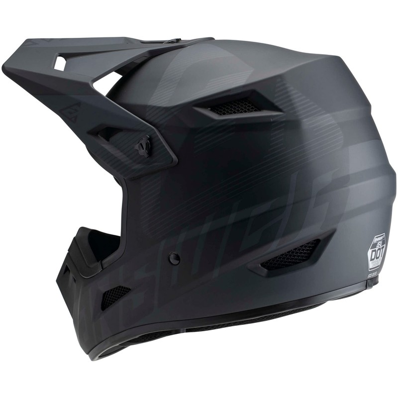 Answer Racing 447669 A23 AR1 V2 Bold Helmet: Black/Dark Grey,