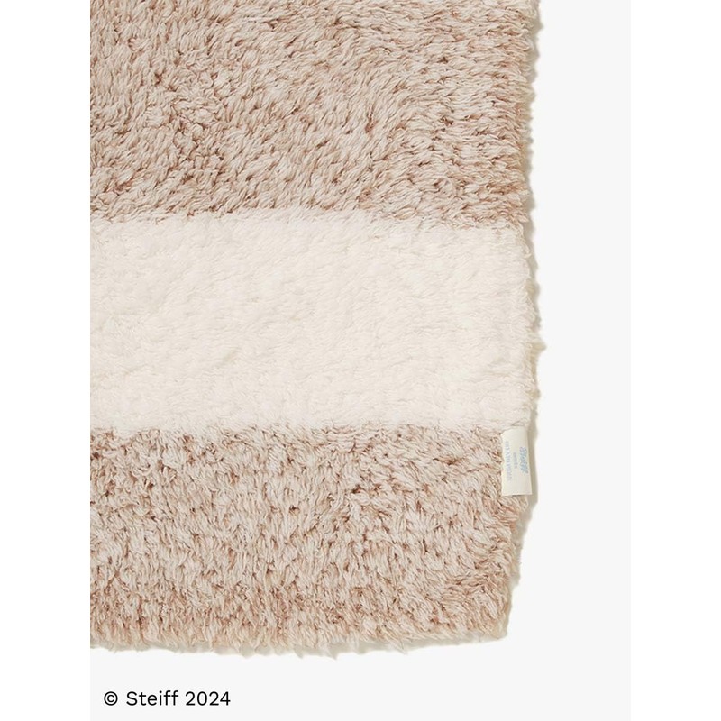 Steiff PWGG245680BRWF Gelato James JQD Border Blanket, Braun