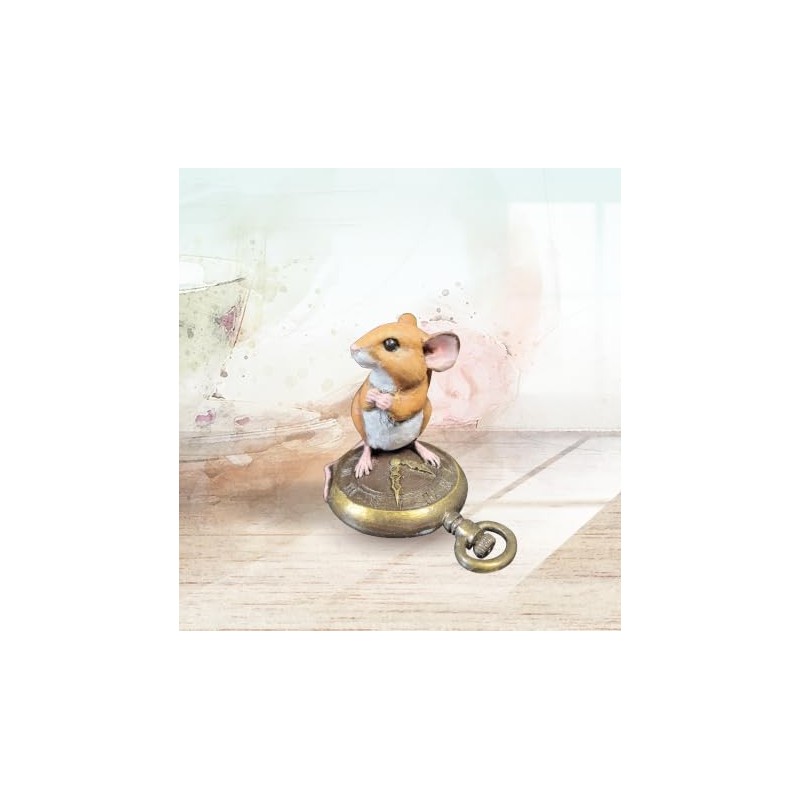 Richard Cooper Studio Cold Cast Bronze Mouse Time in Hand