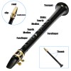 Unbranded/Generic Portable Saxophone Mini Sax Woodwind Instrument Pocket Sax for