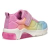Geox Girls' J Fadinlight Girl C Trainers, Pink multi-coloured, 34
