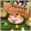 GGSTDDUP 80 Pcs Mini Resin Animals Ducks Tiny Resin Animals