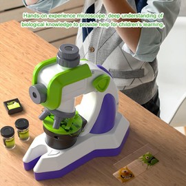 AIXXCUVQ Multi-Magnification Lens Stimulate Childrens Desire to Scientific Experiments Can Cell Biology Educational