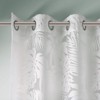 Madison Park Botanical Sheer Curtains for Bedroom, Modern Contemporary Linen