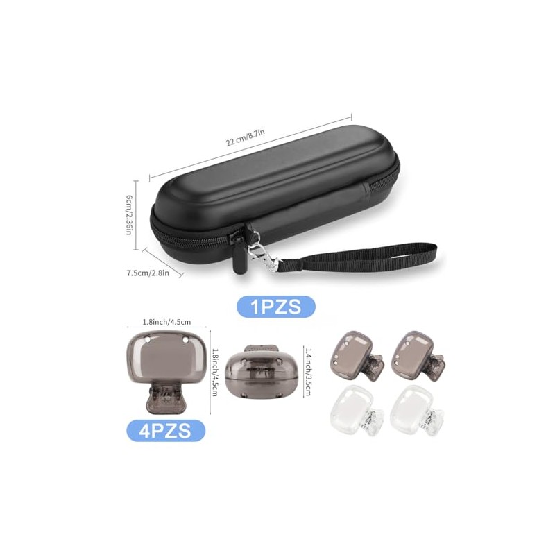 Estuche para Cepillo de Dientes Universal,con 4 Protector Cabezal del