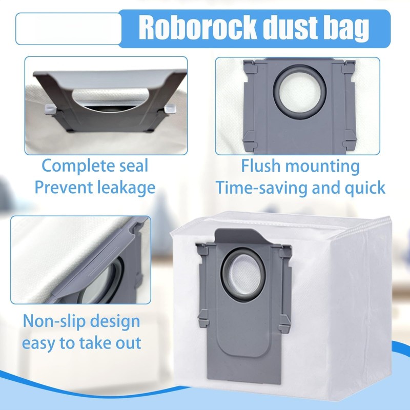 12 Pack Dust bags for Roborock Q5+, Q5,Q7,Q7 Max, Q7+,Q7