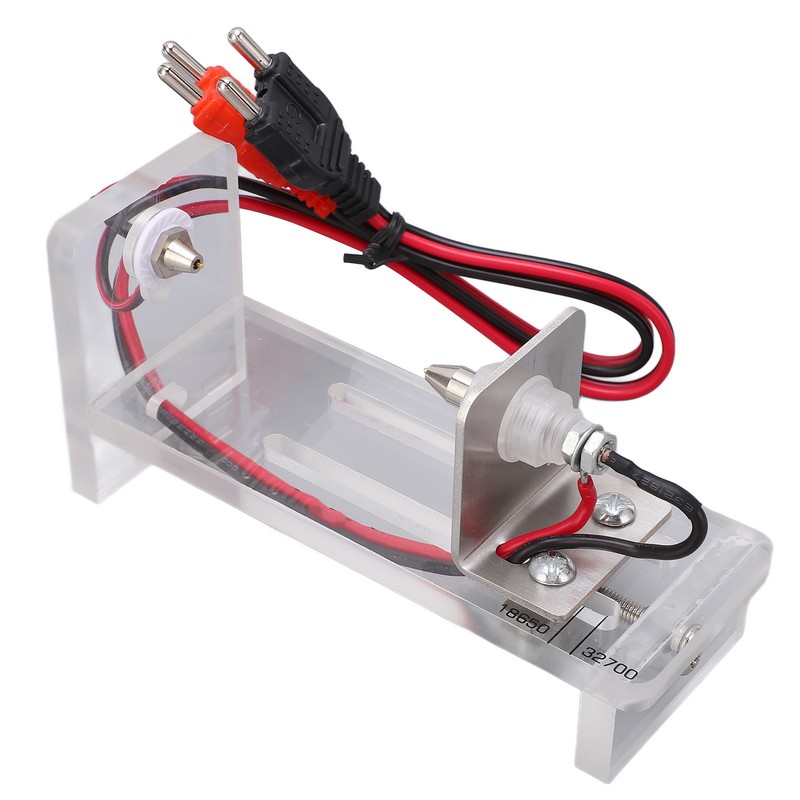 Battery Holder Clip 4 Wire Tester Testing Case Holding Rack