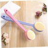 Healvian 2pcs Daily Use Handle Shower Brush Ergonomic Exfoliating Bath