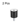 sourcing map Rubber Bearing M10 External / Internal Thread Vibration