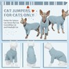 Hjyokuso Cat Clothes, Sphynx Cat Clothing, Sphynx Cat Jumper, Cat