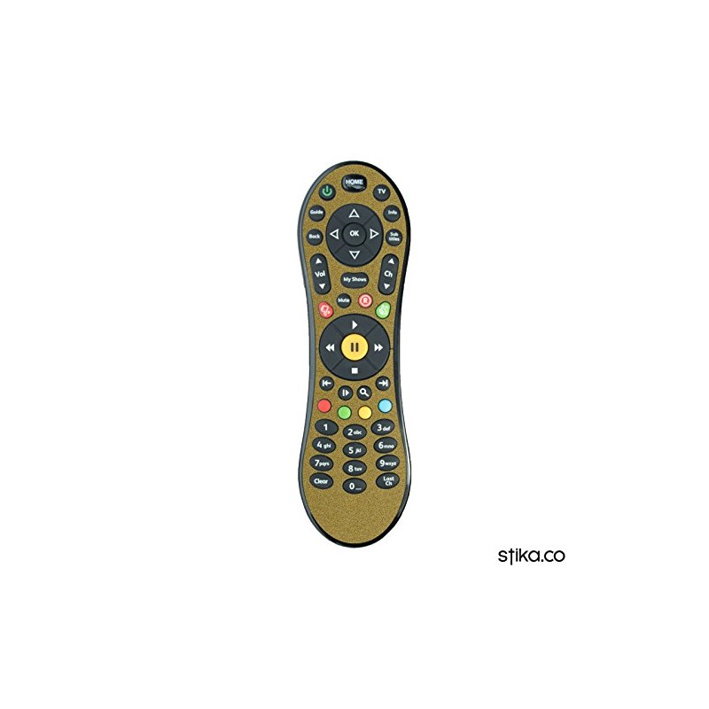 Gold Glitter Vinyl Skin Sticker for Virgin Media TiVo V6