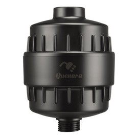 Quenara Shower Filter, 20-Stage Showerhead Filters, High Output Shower Head Filter for Hard Water, Water Softener Reduces Dry Skin, Dandruff, Eczema and Improves Skin, Hair and Nails, Black