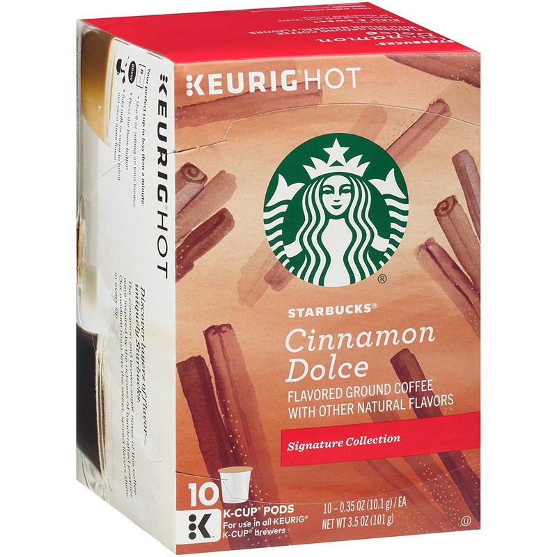 Starbucks Flavored Coffee K-Cup Pods, Cinnamon Dolce, 10 CT (Pack