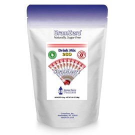 GramZero 2GO Sticks - Strawberry, Zero Calorie Sugar Free Drink Mix, Stevia Sweetened, Great For Nutrition Club Loaded Tea To Go Kits