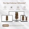 Extensiones de Cabello con Clip, Invisible Onduladas, 6 piezas, Ajustable