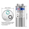BEEYUIHF 45+5uF ±5% 45/5 MFD 370/440/450V AC 50/60Hz CBB65 Capacitor
