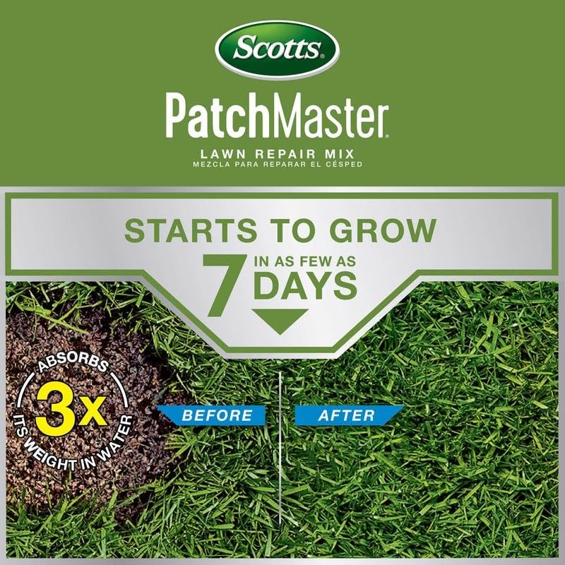 Patchmaster Lawn Repair Mix, Tall Fescue, 4.75-Lbs.