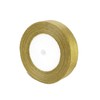 1 Roll Metallic Glitter Ribbon Sparkly Polyester Ribbon Gold Decorative