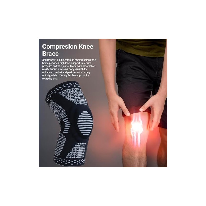 360 RELIEF Knee Support Men & Women – Knee Brace