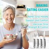 Adaptive Utensils, Adaptive Utensils 4pcs for Hand Tremors,Elderly, Arthritis,Parkinsons-Built Up