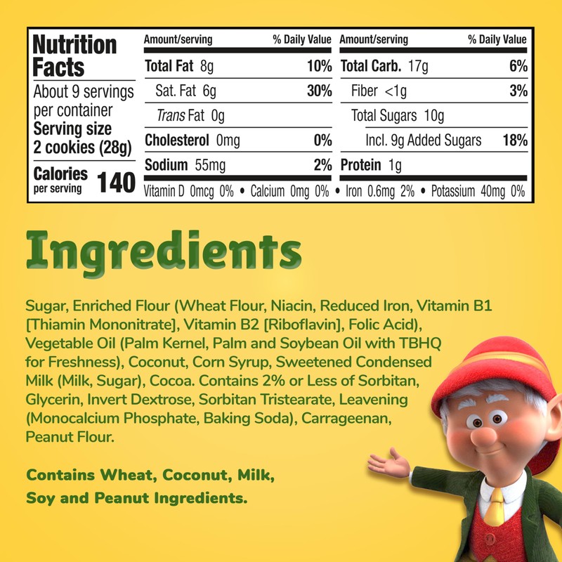 Keebler Coconut Dreams, Coconut and Caramel Cookies Coated in Keebler