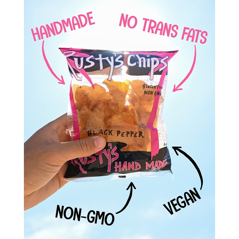 Rusty’s Chips - Crunchy & Healthy Chips for a Quick