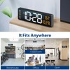 Digital Wall Clock Large Display, 16.2 Inch , LED Digital