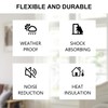 Weather Stripping Door Seal Strip, Strong Adhesive, Weatherproof, Reduce Noise,