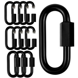 1.9" Chain Quick Links, 12 Pcs 3/16" Marine Grade Screw Chain Links, Large Opening Chain Connector Chain Coupler, 650 Lbs Capacity