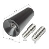 tomzz Audio 1200-006 Universal Aluminium Sport Design Short Rod Antenna