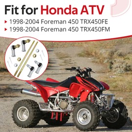 JAVIK Left & Right Tie Rod Ends Kit Fit for Honda Foreman 450 TRX450FE TRX450FM 1998-2004，OEM#53521-HN0-A00 53157-HM5-A11 53521-HN0-A00