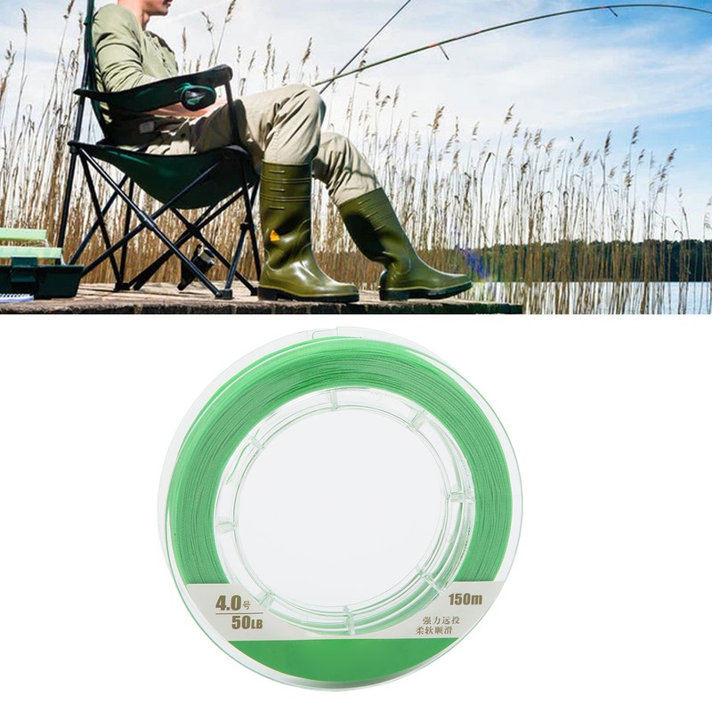 Fishing Line 8 Strands Woven Soft Abrasion Resistant Thin Diameter