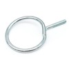 Xadnitu 100 Pieces 2" Diameter Threaded Bridle Rings, Heavy Duty